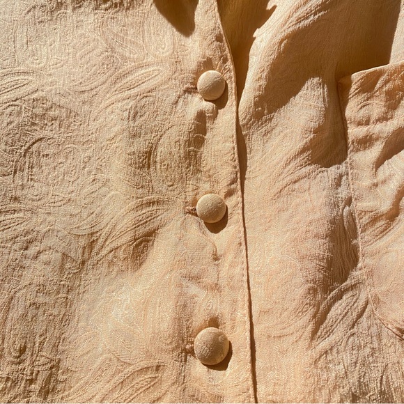 Alfred Sung Sport paisley print silk blouse - Picture 4 of 4